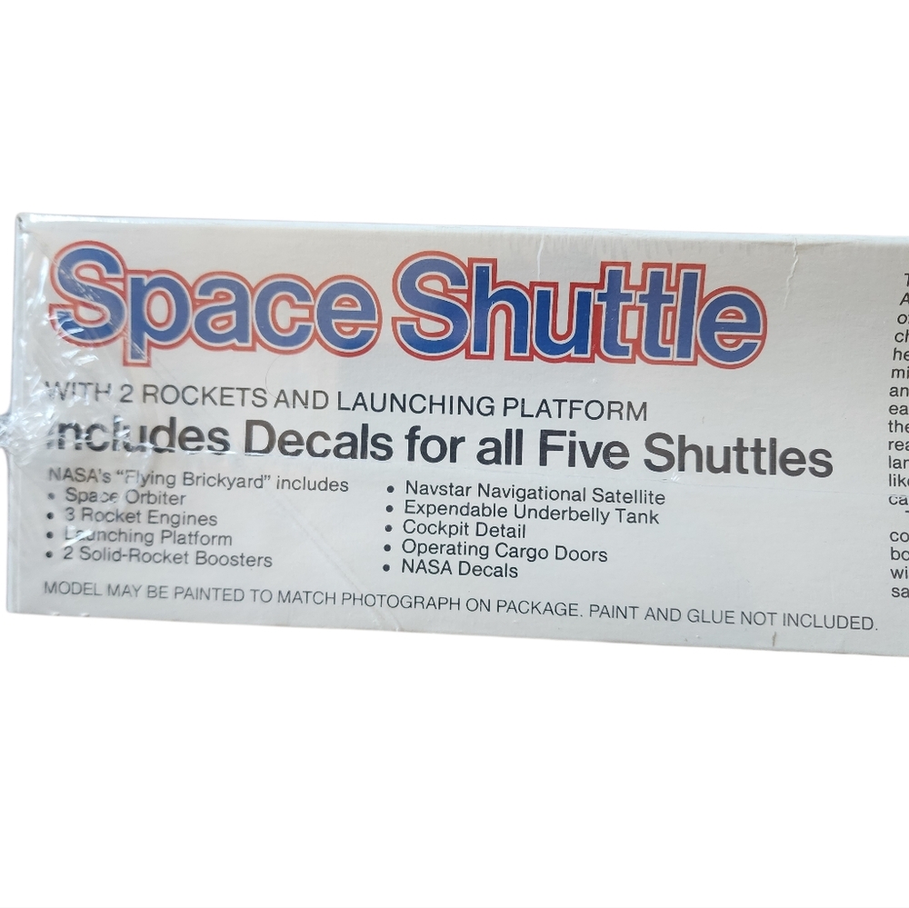 Entex Vintage Made In Usa Space Shuttle Model New In Box - Picture 5 of 6
